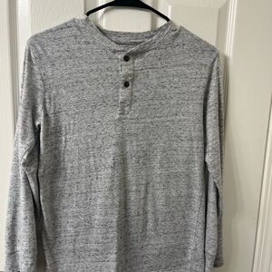 Gray Henley Shirt